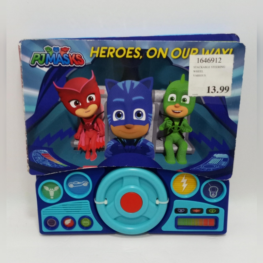 PJ Masks Interactive 'Heroes,On Our Way' Driving Board Book